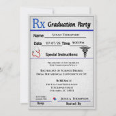 Einladung des Abschlusses zur ärztlichen Verschrei (Vorderseite)