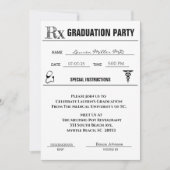 Einladung des Abschlusses zur ärztlichen Verschrei (Vorderseite)