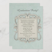 Einladung des akademischen Abschlusses (Vorne/Hinten)