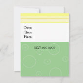 Einladung des albernen Affen zum Geburtstag (Rückseite)