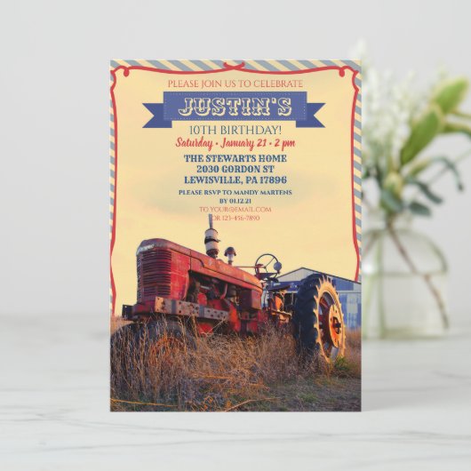 Einladung des alten Zugführers (Stehend Vorderseite)