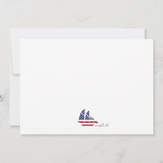 Einladung des amerikanischen Stolzes (Rückseite)