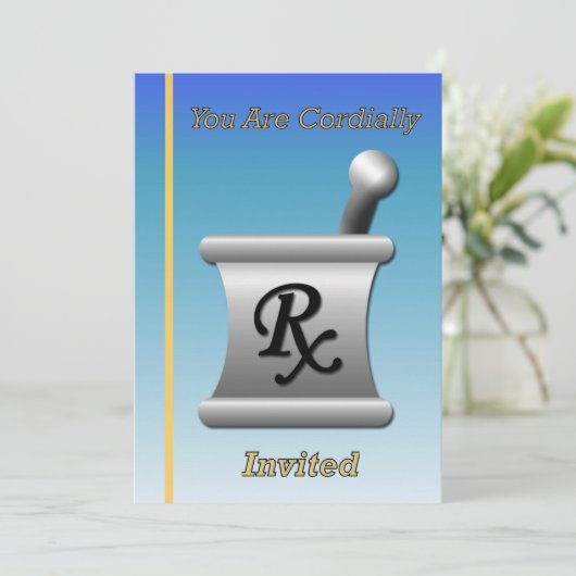 Einladung des Apothekers (Stehend Vorderseite)