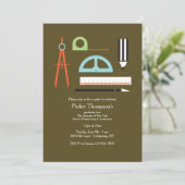 Einladung des Architekten zu Werkzeugen (Stehend Vorderseite)