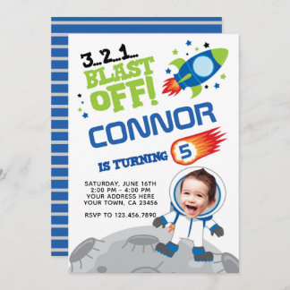 Einladung des Astronauten zum Geburtstag, mit Ihre