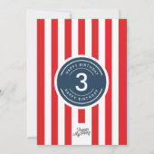 Einladung des Astronautenraketenraumschiffs (Rückseite)