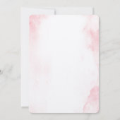 Einladung des Babyduschparas als tema osito (Rückseite)