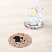 Einladung des Bachelor Party Paper Untersetzer (Vor Ort)