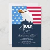 Einladung des Bald Eagle Independence Day (Vorderseite)