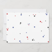 Einladung des Baseball-Fotos (Rückseite)