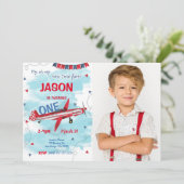 Einladung des bearbeitbaren Fotos (Stehend Vorderseite)