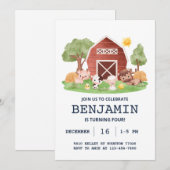 Einladung des Betriebes zum Geburtstag, Stalltiere (Vorne/Hinten)