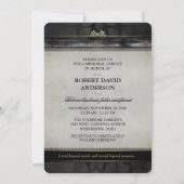 Einladung des Black Gold-Zeitgenössischen Gedenkdi (Rückseite)