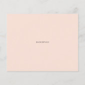 Einladung des Black Lace Lingerie Junggeselinnen-A (Rückseite)