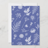 Einladung des Botanischen Wappen Periwinkle Monogr (Rückseite)