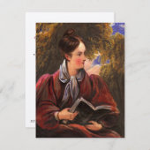 Einladung des Buchclubs Literarische Ladys Vintag (Vorne/Hinten)