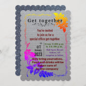 Einladung des Büros (Vorne/Hinten)