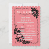 Einladung des Büros (Vorderseite)