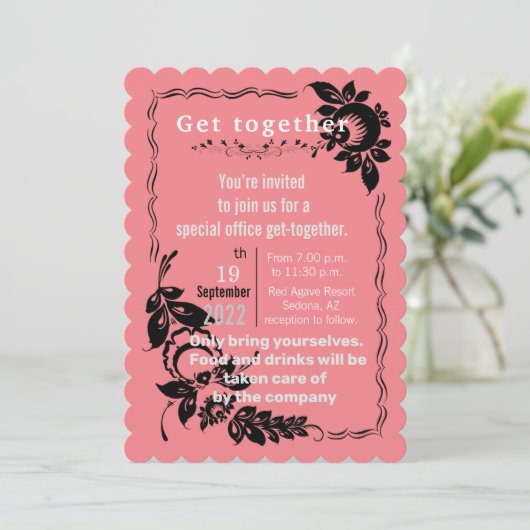 Einladung des Büros (Stehend Vorderseite)