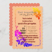 Einladung des Büros (Vorne/Hinten)