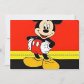 Einladung des Cartoon (Rückseite)