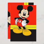 Einladung des Cartoon (Vorne/Hinten)