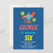 Einladung des Cartoon für die Maske von Kleinkinde (Vorderseite)