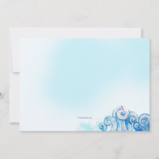 Einladung des chinesischen Drachenbootes (Rückseite)