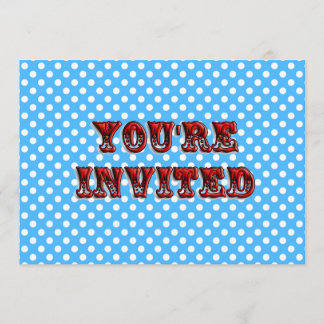 Einladung des Circus Tickets