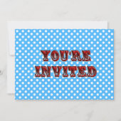 Einladung des Circus Tickets (Vorderseite)