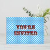 Einladung des Circus Tickets (Stehend Vorderseite)