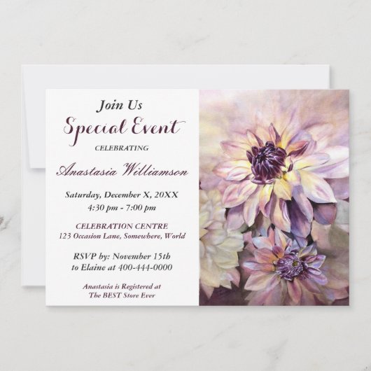 EINLADUNG DES CLASSY COCKTAIL PARTY (Vorderseite)