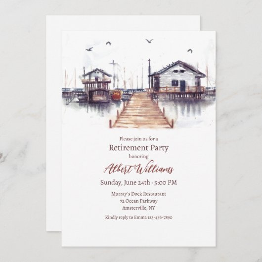 Einladung des Docks (Vorne/Hinten)