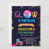 Einladung des dunklen Skate (Vorderseite)