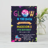 Einladung des dunklen Skate (Stehend Vorderseite)