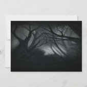 Einladung des Dunklen Spooky Forest (Rückseite)
