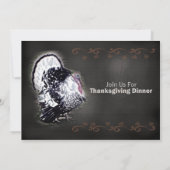 Einladung des Erntedanks Chalkboard (Rückseite)