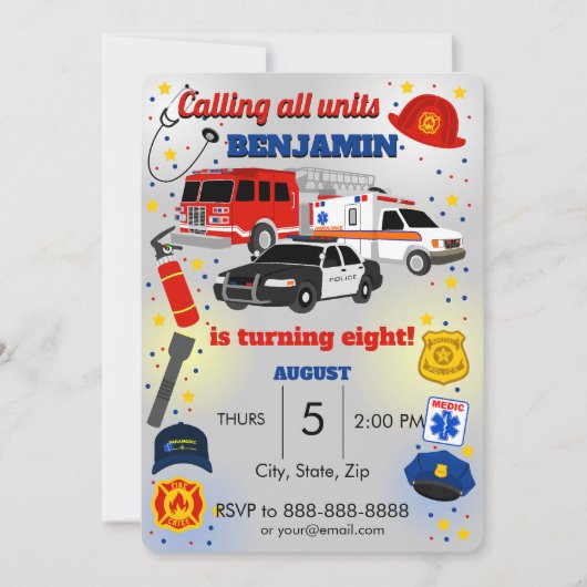 Einladung des ersten Ansprechpartners (Vorderseite)