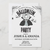 Einladung des Erwachsenen-Halloween-Party (Vorderseite)