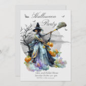 Einladung des Erwachsenen-Halloween-Party (Vorne/Hinten)