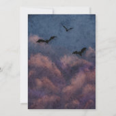 Einladung des Erwachsenen-Halloween-Party (Rückseite)