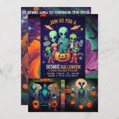 Einladung des Erwachsenen-Halloween-Party (Vorne/Hinten)