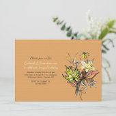 Einladung des Fall-Blumenstrauß-zwei (Stehend Vorderseite)