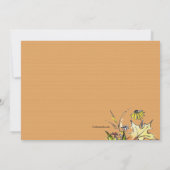 Einladung des Fall-Blumenstrauß-zwei (Rückseite)