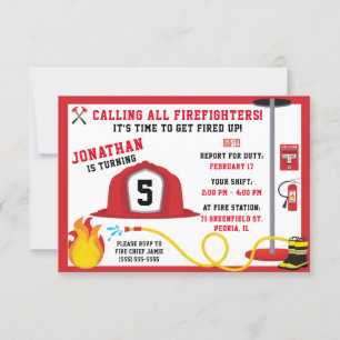 Einladung des Feuerwehrmanns