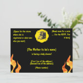 Einladung des Feuerwehrmanns (Stehend Vorderseite)