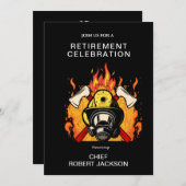 Einladung des Feuerwehrmanns/Feuerwehrführers (Vorne/Hinten)