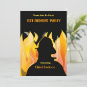 Einladung des Feuerwehrmanns/Feuerwehrführers (Stehend Vorderseite)