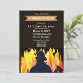 Einladung des Feuerwehrmanns/Feuerwehrführers (Stehend Vorderseite)