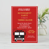 Einladung des Feuerwehrmanns/Feuerwehrführers (Stehend Vorderseite)